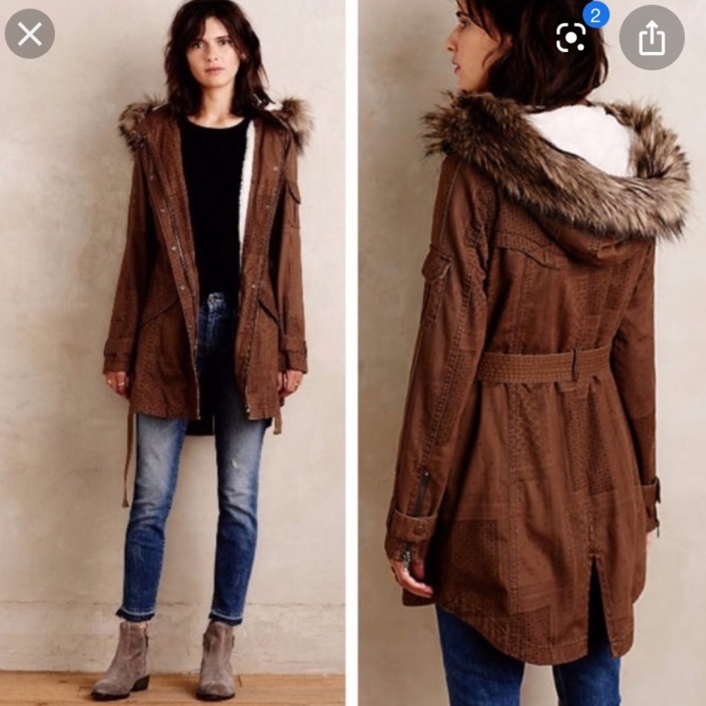 Anthro Hei Hei Brunswick Anorack Jacket